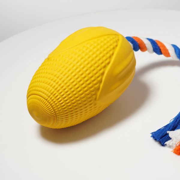 OEM Rubber Rope Candy Cane Dog Toy