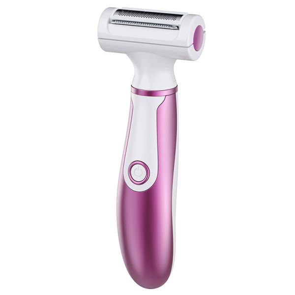 Rose Pink Gentle Foam Razor Electric For Women