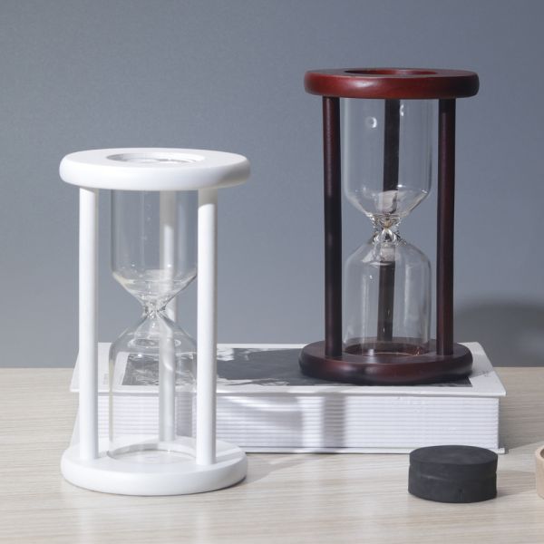 DIY Empty Sand Timer Hourglass Customized Logo Contemporary Design