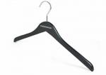 Flat Or Curved Clothing Store Hangers With Solid Wodden / Shop Coat Hangers