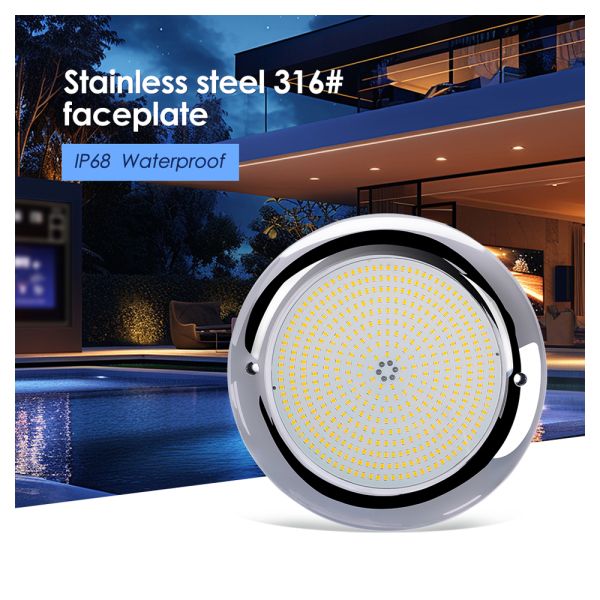 ABS Par56 IP68 Waterproof LED Pool Light 12V Dimmable