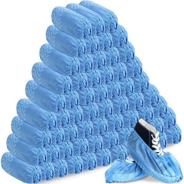 Hygienic Anti-Slip Waterproof Foot Booties Shoe Covers for Hospital Staff Protection