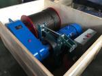 30 Ton Maximum Lifting Weight Electric Wire Rope Winch 6 - 9 M/Min Cable Rated