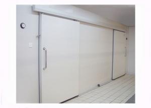  Pu 100mm Sandwich Cold Storage Doors , Insulated Door Panels Polyurethane Core Material  cold room for sale Manufactures