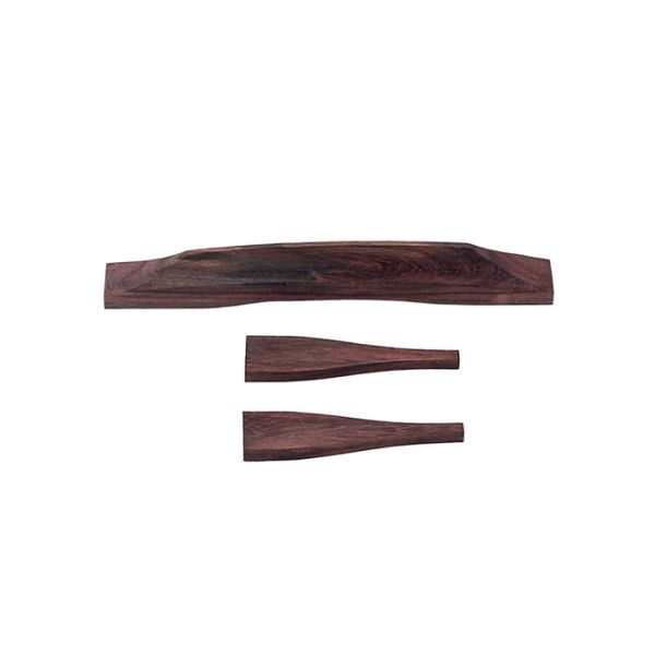 Replacement Ebony Guitar Bridge Ukulele Slotted Bridge High Durability