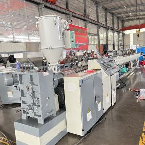 China Screw Barrel Plastic PVC Pipe Machine , Customized PVC Extruder Machine on sale