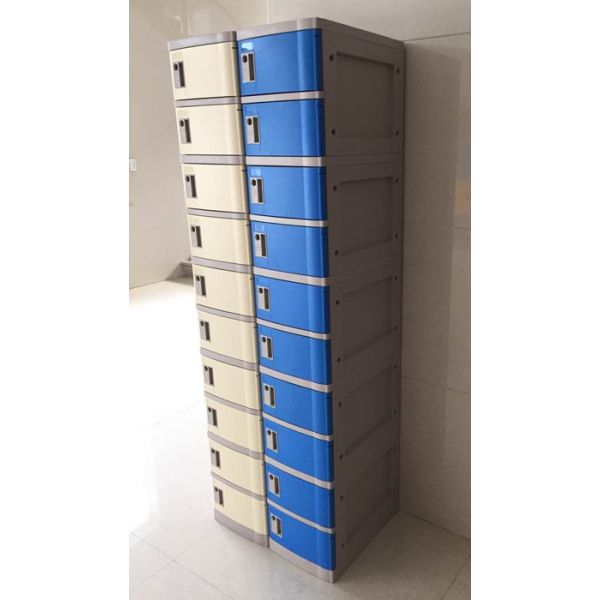 Anti Corrosion School Gym Lockers 10 Tier Corrosion Proof / Vandal Resistant