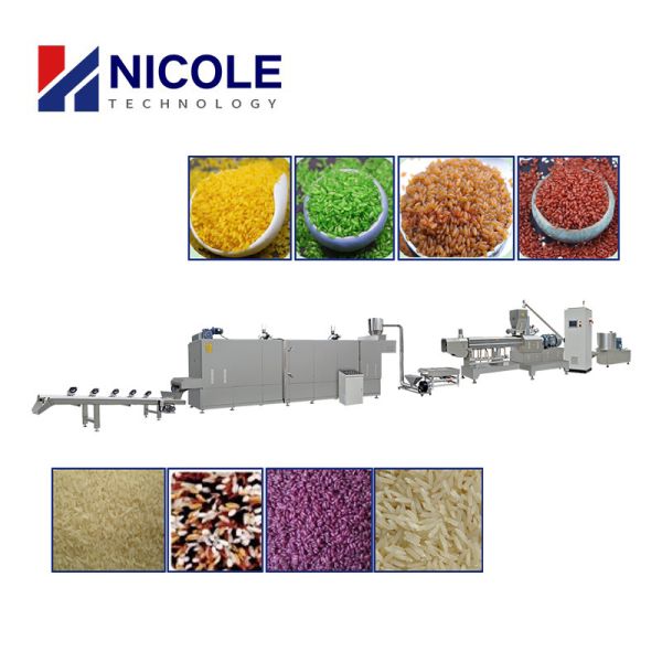 Professional 100kg/H Artificial Rice Production Line Automatic