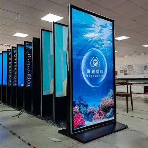 China 43 49 55 65 Inch Touch Screen Indoor Floor Standing Display on sale