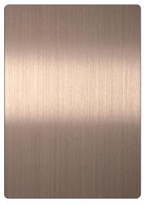  201 304 rose gold brushed finished stainless steel sheet Manufactures