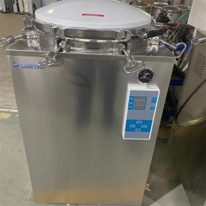  75L 100L Steam Sterilizer Autoclave Automatic Vertical Hand Wheel Pressure Manufactures