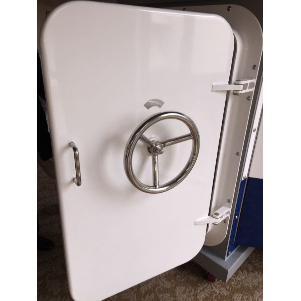 Marine Welded Watertight Steel Doors Ship Hatches Customized With Coating