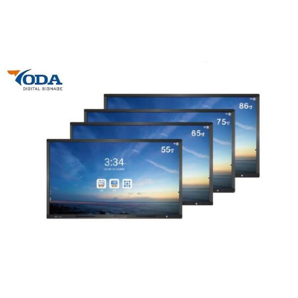 LCD Interactive Touch Screen 75Inch Android OS Multi 10 Point IR Touch Lcd Screen