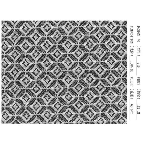 Classic White Cotton Lace Fabric , Wide Cotton Lace Trim For Home Textile