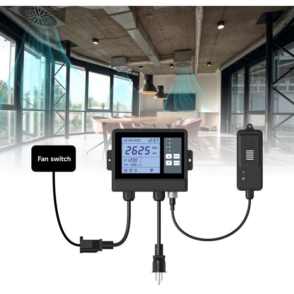 Agricultural Greenhouse Environment Controller Planting Control Fan C02 Waterproof