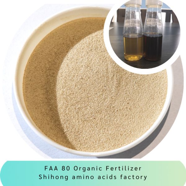 Faa 80 Organic Fertilizer Free Amino Acid Powder 75%-78% Hcl Hydrolysate 13-0-0