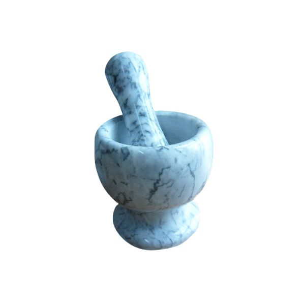Kitchen Cookware Stone Mortar And Pestle Outside Polished Damp Proof