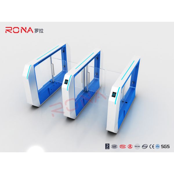 RFID Entrance Palm Print Swing Gate Turnstile Automatic With Various Clolors