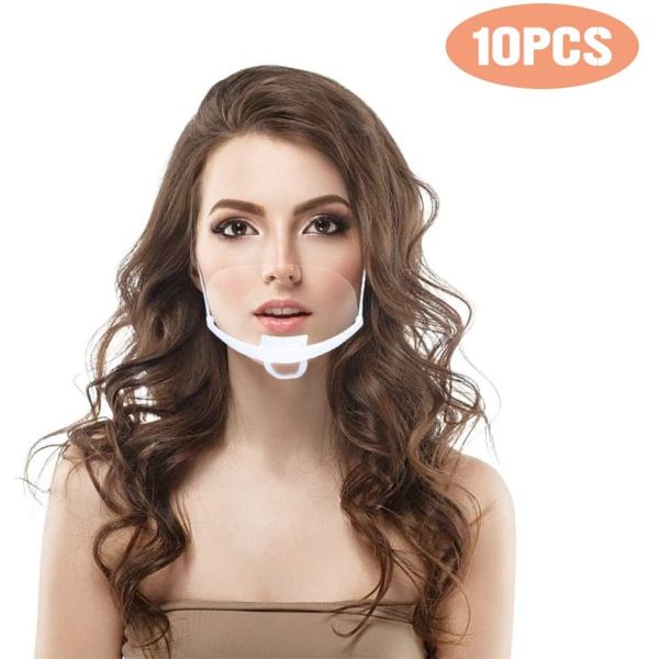 Anti Fog Transparent Plastic Face Mask For Restaurant