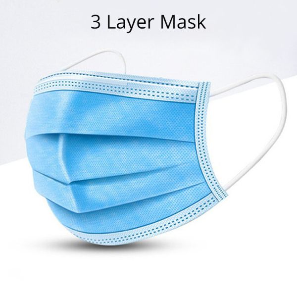 Low Breathing Resistance Medical Grade Face Mask Skin Friendly Water Repellent