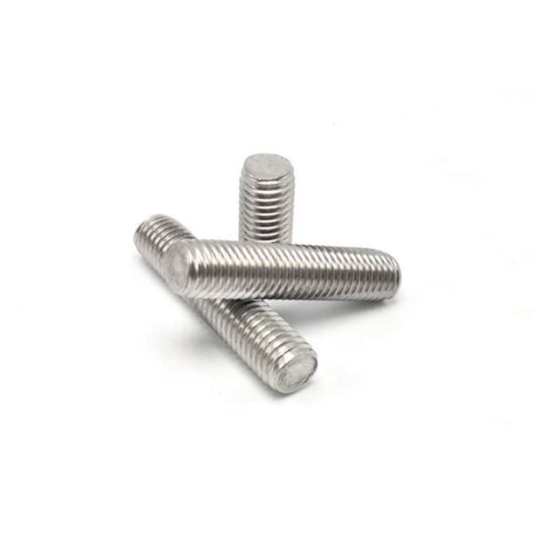 White Carbon Steel Double End Threaded Rod , Full Threaded Rod OEM Service