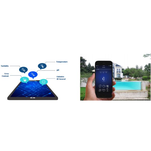 Salt Chlorinator and Underwater Light Prefabricated Container for Steel Swimming Pool