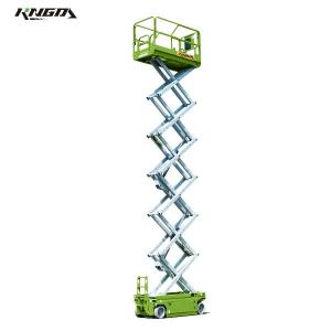 China MEWP Self-Leveling Scissor Lift Working Height 16.0m Personnel Lift on sale