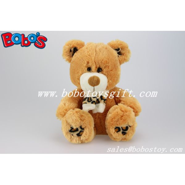 Cool Toys Stuffed Teddy Brown Bear With Leopard Print Scarf In Wholesale Price