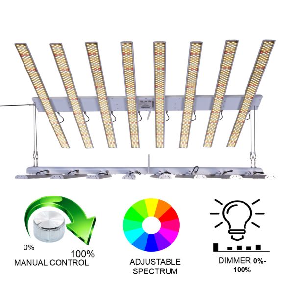 IP54 Horticulture Led Lights / Led Supplemental Greenhouse Lighting 650W