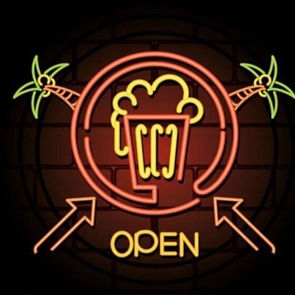 3d Led Letters Neon Wall Lights 60cm Neon Beer Signs For Stores