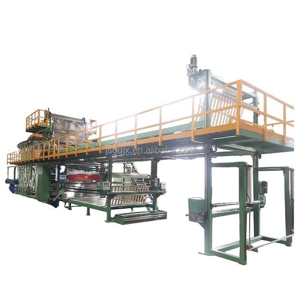 Customrized 12000 W PLC Foam and Non Woven Fabric Carpet Making Machine Flame Lamination Machine