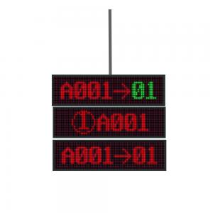  OEM Hang Up/Wall Mount Dot Matrix LED Counter Display Unit For Queue Management System Manufactures