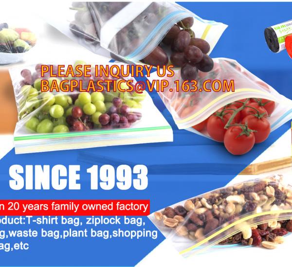 custom products food grade clear matte stand up storage bags food safe plastic storage bags, grip seal bags, grip