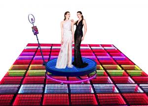  Outdoor Light Up Floor Panels Illuminated LED Lighted Dance Floor Tiles For Wedding Manufactures