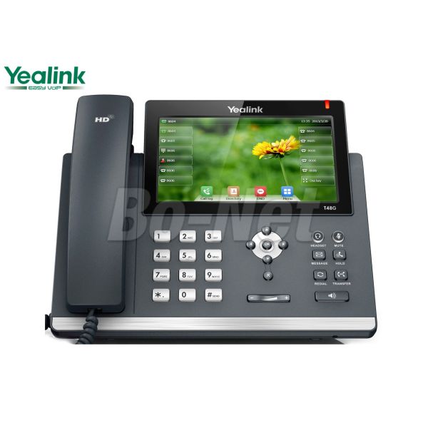 Video Conference Cisco Voip Phone System , Cisco Wireless Ip Phone Yealink SIP-T48G T4