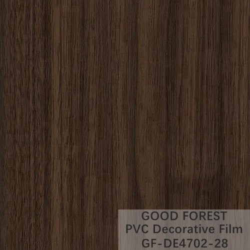 Wooden Grain Dark Wood Film Decorative 0.25mm - 0.60mm Thickness