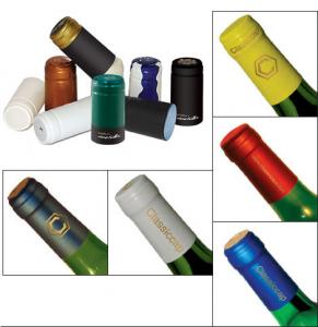  Moisture Proof PVC Wine Bottle Caps UV Protection Plain / Printed Surface Manufactures