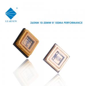  0.5W 255nm 260nm UVC LED Diode 50ma 6mw SMD UVC LED Quartz Glass Lens Manufactures
