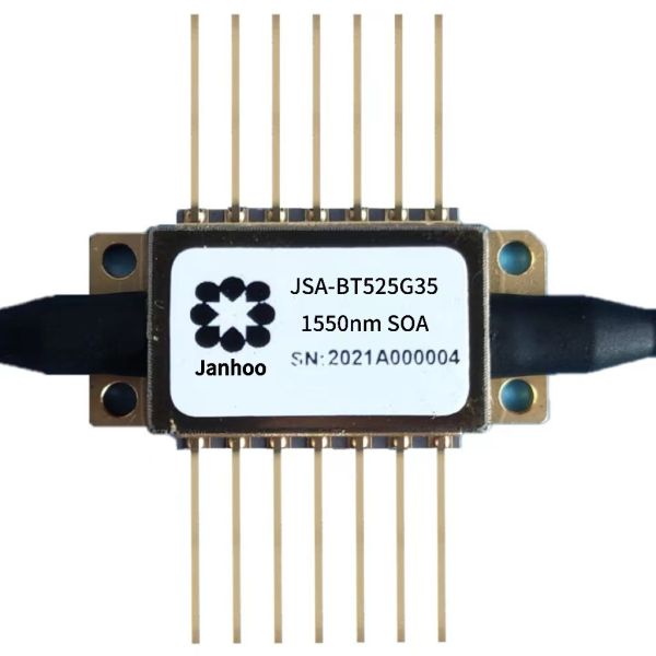 Janhoo 1550nm G=35dB Butterfly high gain SOA Semiconductor Optical Amplifier