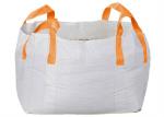 Breathable Orange Liftings 1 Ton Tote Bags , Customized Logo Large Bulk Bags