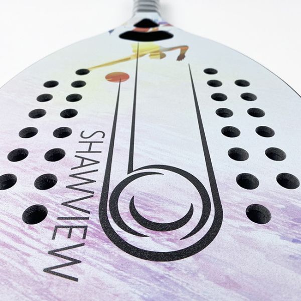 Fitness Exercise Tennis Paddle Racket 18k Carbon Fiber Padel Tennis Racquet