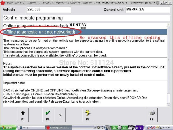 Online Coding And Added W204 Mb Star C4 Software Ssd 120g Vediamo 05.00.05 + Xentry 2015