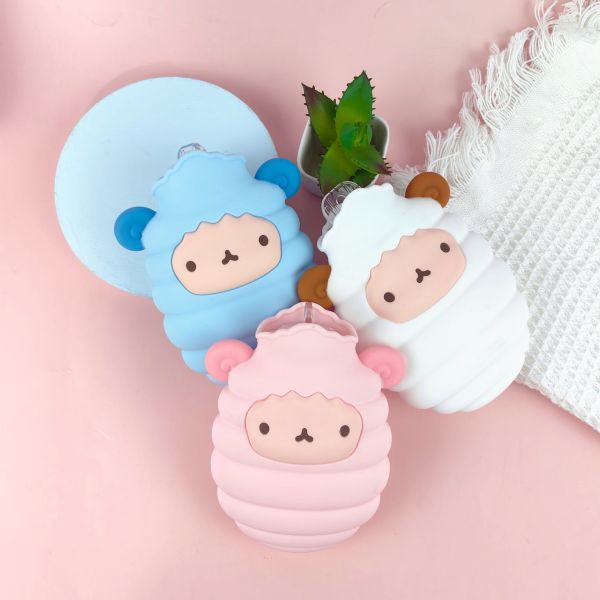 Cartoon Hot Water Bag Bottle With Screw Cap Shoulder Hand Feet Warmer Hot Compress And Cold Therapy For Women Kids Gifts