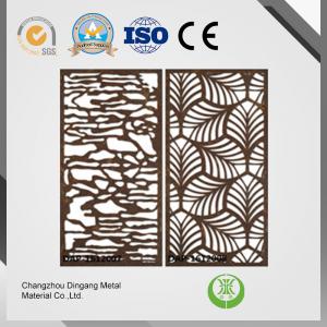  High Performance Laser Cut Decorative Screens , Hot Rolled Laser Cut Screen Panels Manufactures