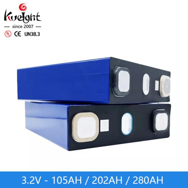 Lithium Ion Prismatic Lifepo4 Cells 105ah 3.2v Lifepo4 280ah Cells Solar Storage