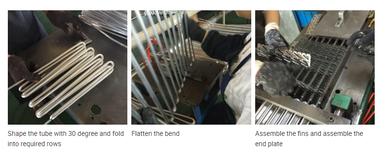 210*220mm 12kw Refrigerator Evaporator for Dehumidifiers