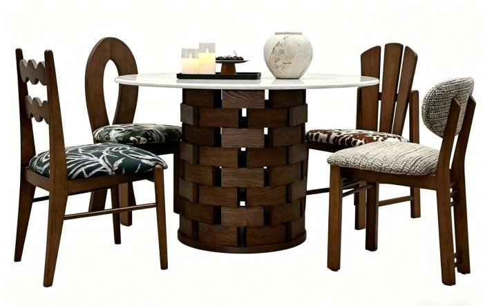 Villa High-End Decor Dining Table Scratch Resistant for Restaurant