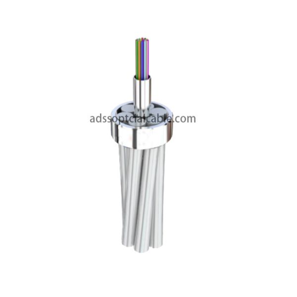 OPPC OPLC OPGW Fiber Cable Power System , Hybrid Fiber Optic Cable 2-144 Core