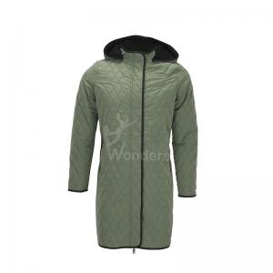  Ladies Sherpa Lined Quilited Puffer Parka Jackets With Fix Hood Customized Manufactures