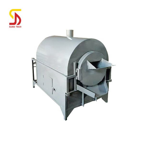 Small Automatic Stainless Steel Drum Dryer Commercial Nuts Dryer Peanut Cocoa Beans